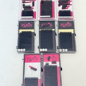Paris Lash Extensions Black C, CC Curl multi length and size